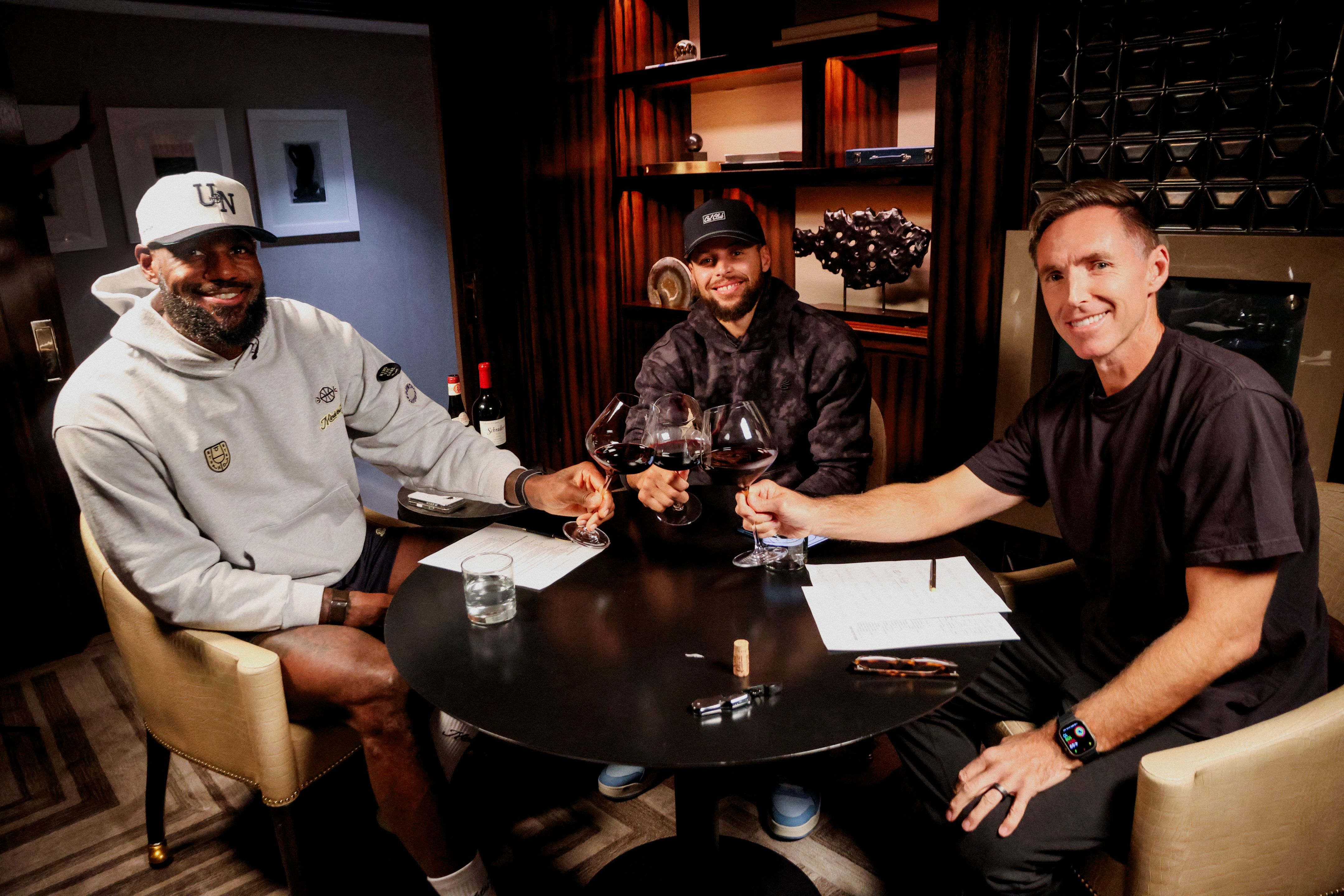 Steph Curry, LeBron James, Steve Nash